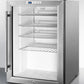 Summit SCR312LCSS Commercially Approved Countertop Beverage Cooler With Glass Door, Stainless Steel Cabinet, Front Lock, And Digital Thermostat; Replaces Scr310Lcss