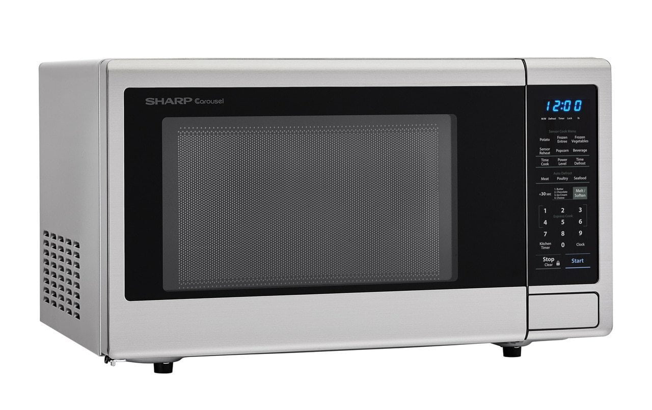 Sharp SMC2242DS 2.2 Cu. Ft. 1200W Stainless Steel Countertop Microwave Oven