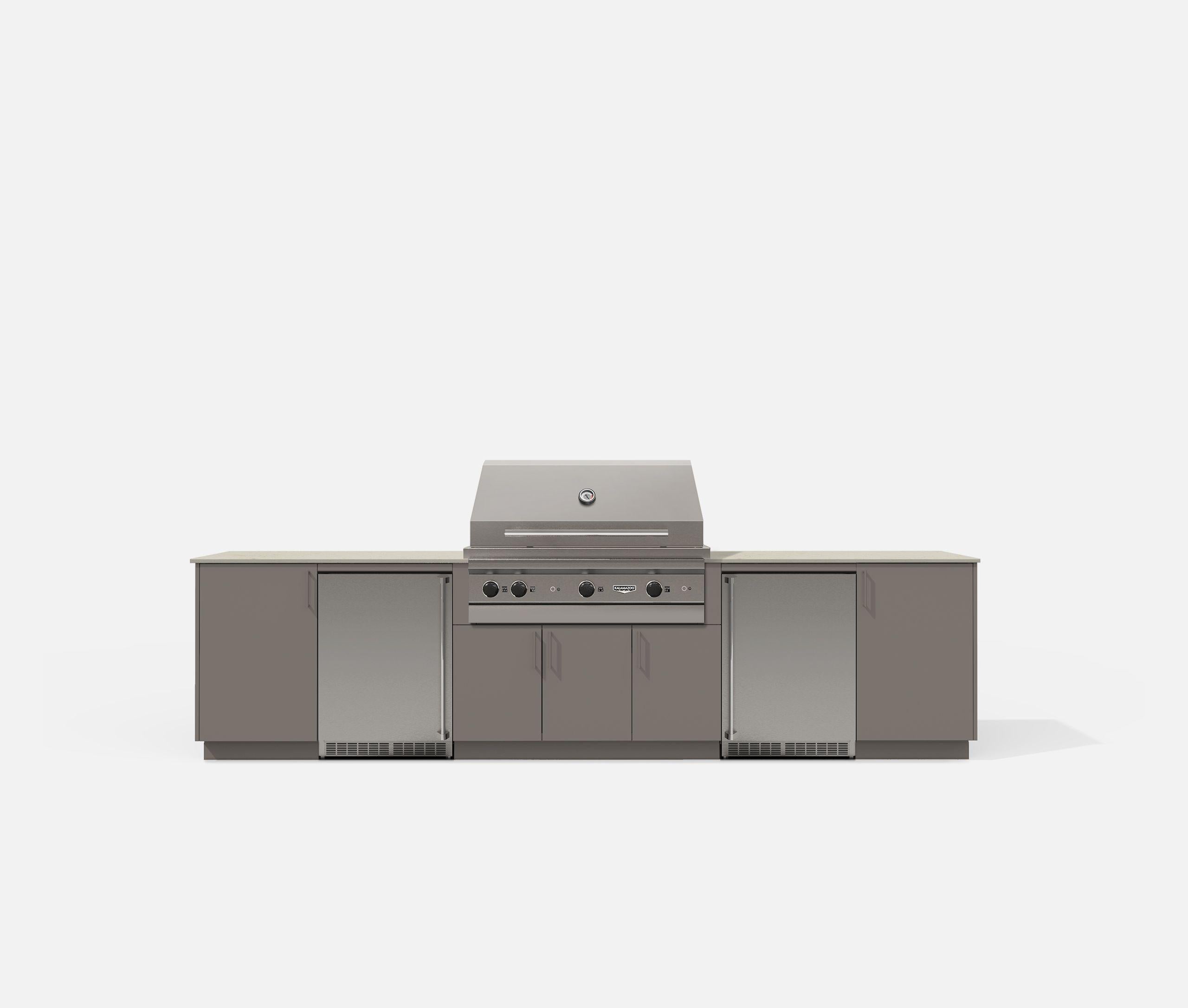 Urban Bonfire CTUNDRA42CLAY Tundra 42 Outdoor Kitchen (Clay) GRILL SOLD SEPARATELY