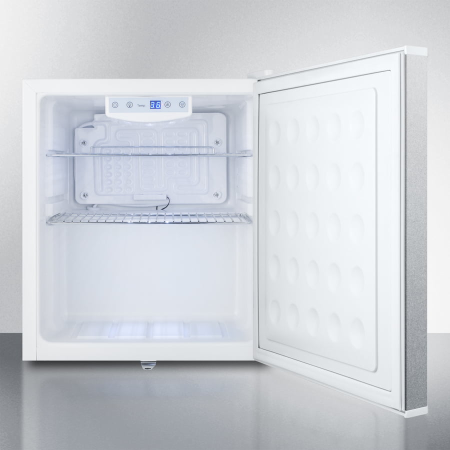 Summit FFAR25L7SS Commercial Style Compact All-Refrigerator In White With Digital Thermostat