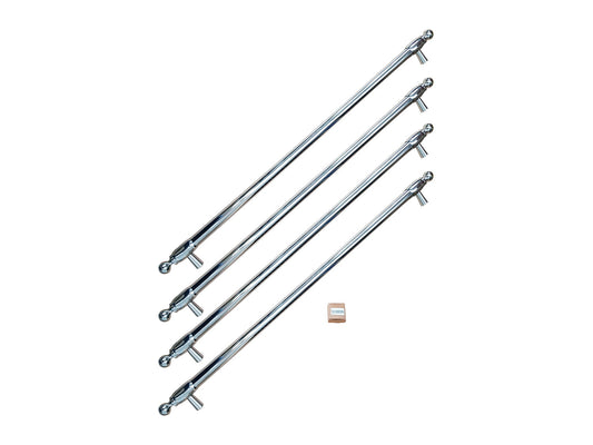 Bertazzoni HERHK36REF Handle Kit For 36 French Door Refrigerator Stainless Steel