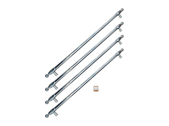 Bertazzoni HERHK36REF Handle Kit For 36 French Door Refrigerator Stainless Steel