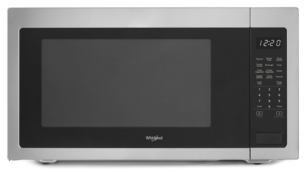 Whirlpool WMC50522HS 2.2 Cu. Ft. Countertop Microwave With 1,200-Watt Cooking Power
