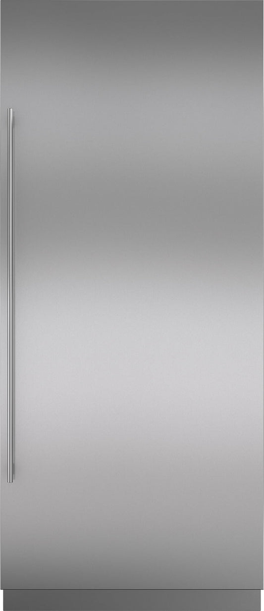 Sub-Zero 7025366 Stainless Steel Door Panel With Tubular Handle And 4" Toe Kick - Rh