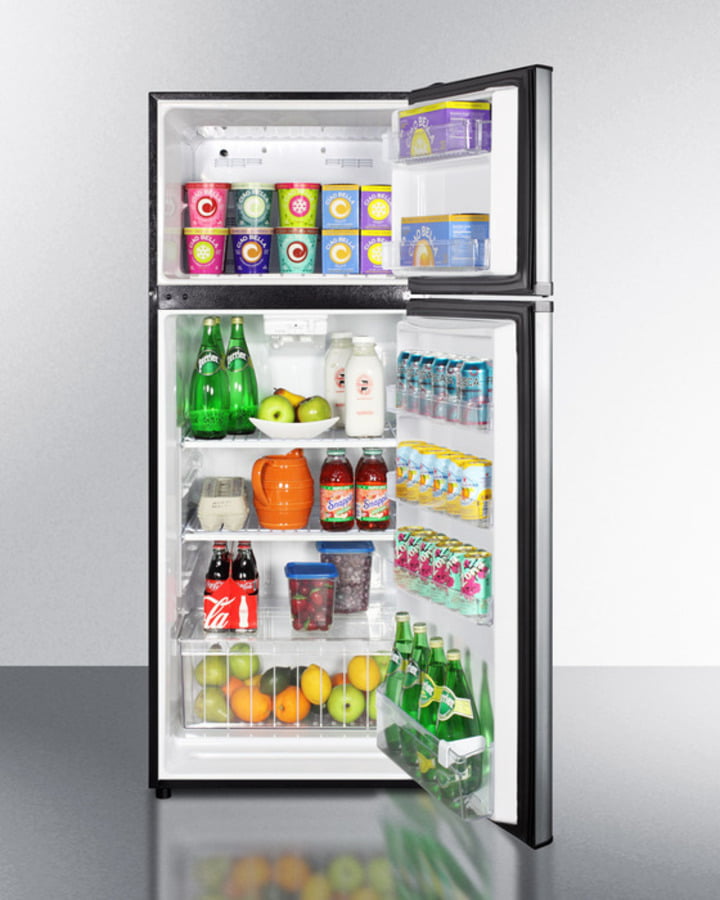 Summit FF1159SS Energy Star Qualified Ada Compliant Refrigerator-Freezer In Stainless Steel With Frost-Free Operation