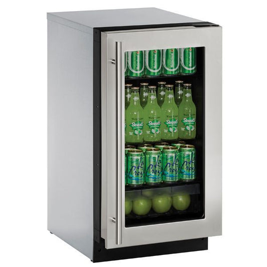 U-Line U2218RGLS00B 2218Rgl 18" Refrigerator With Stainless Frame Finish (115 V/60 Hz Volts /60 Hz Hz)