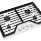 Whirlpool WCG55US0HW 30-Inch Gas Cooktop With Ez-2-Lift Hinged Cast-Iron Grates