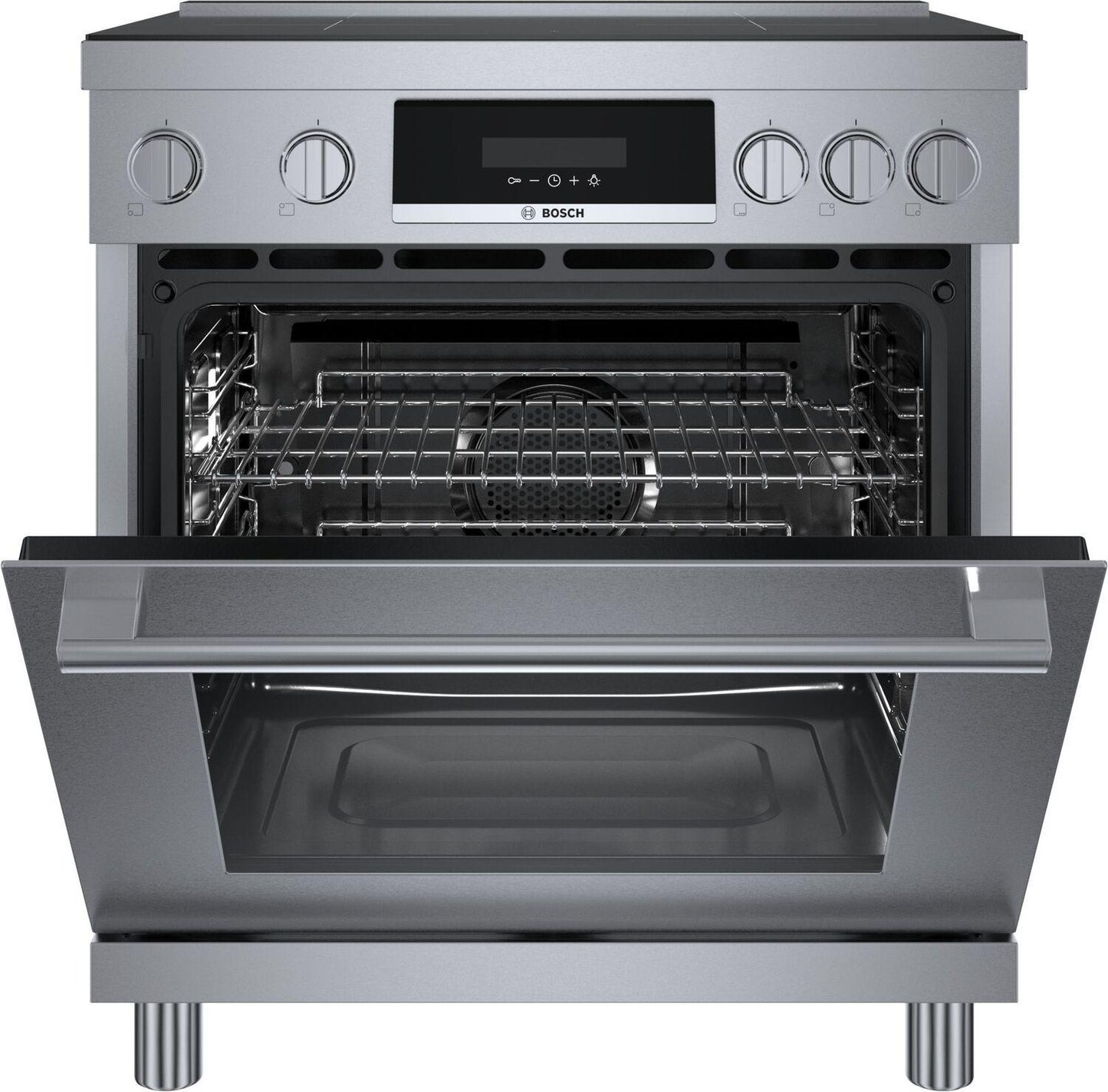 Bosch HIS8055U 800 Series Induction Freestanding Range 30'' Stainless Steel HIS8055U