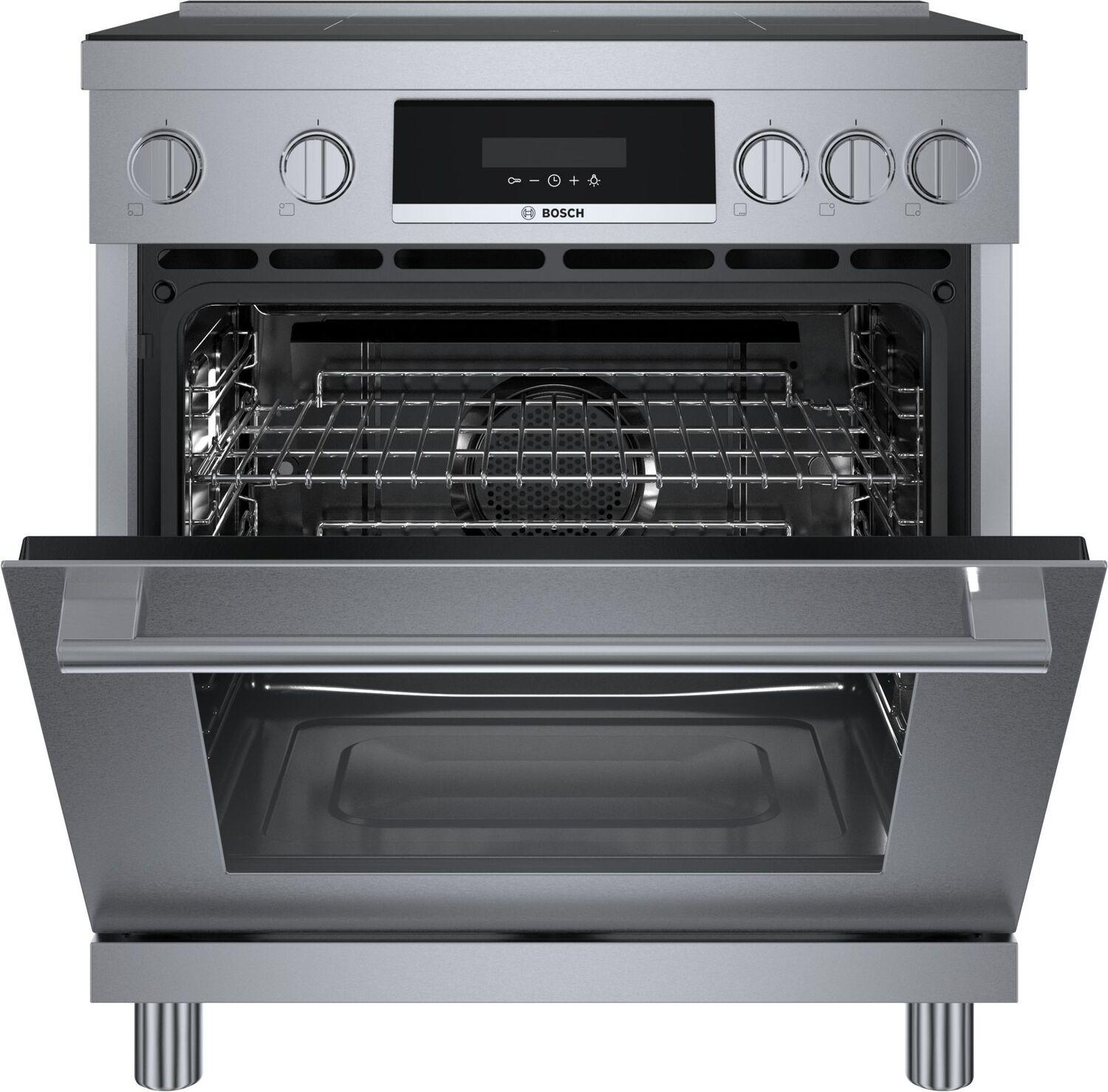 Bosch HIS8055U 800 Series Induction Freestanding Range 30'' Stainless Steel HIS8055U