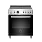 Bertazzoni PROF304INSNET 30 Inch Induction Range, 4 Heating Zones, Electric Self-Clean Oven Nero