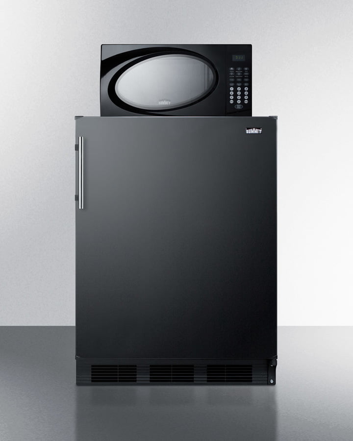 Summit MRF663B Microwave/Refrigerator-Freezer Combination
