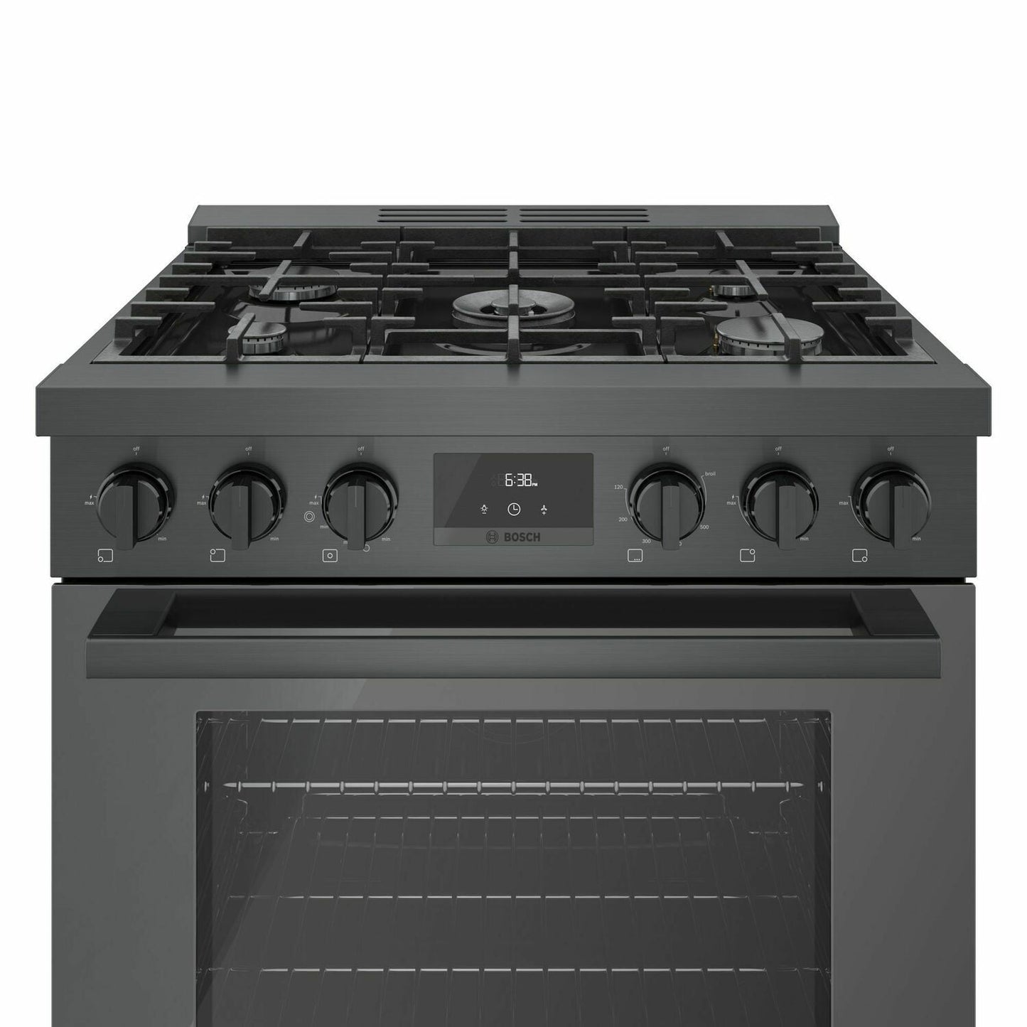 Bosch HGS8045UC 800 Series Gas Freestanding Range 30'' Black Stainless Steel Hgs8045Uc