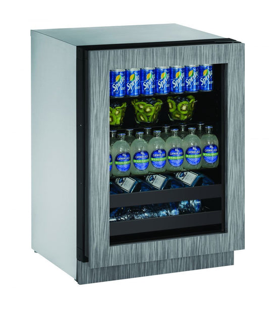 U-Line U2224BEVINT00B 2224Bev 24" Beverage Center With Integrated Frame Finish And Field Reversible Door Swing (115 V/60 Hz Volts /60 Hz Hz)
