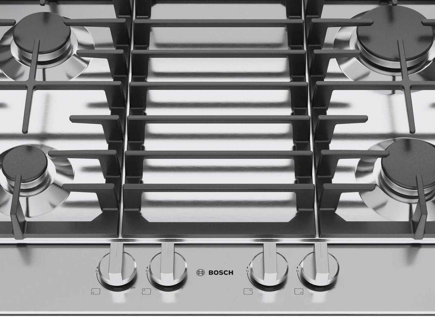 Bosch NGM3051UC 300 Series Gas Cooktop Stainless Steel