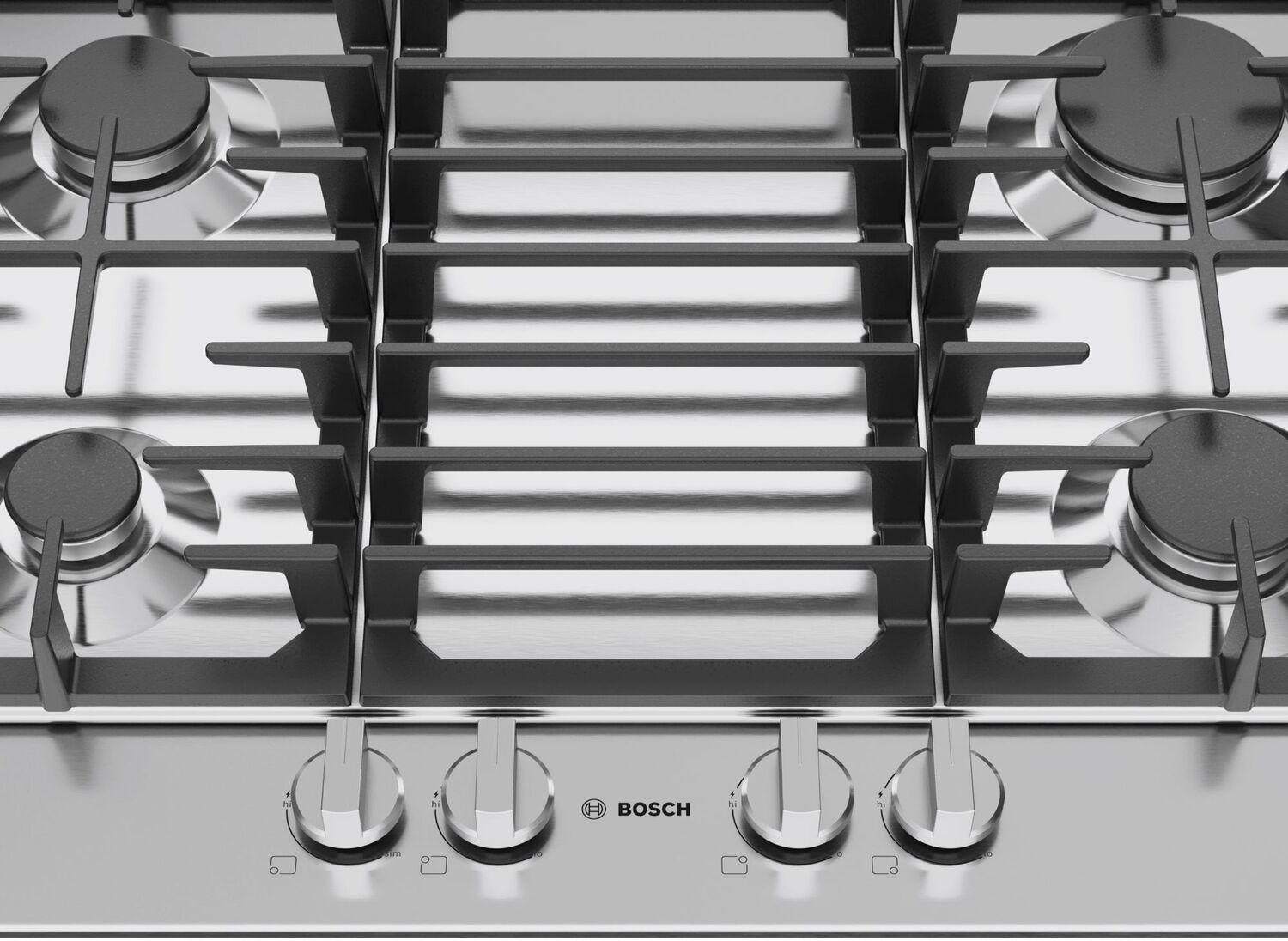 Bosch NGM3051UC 300 Series Gas Cooktop Stainless Steel