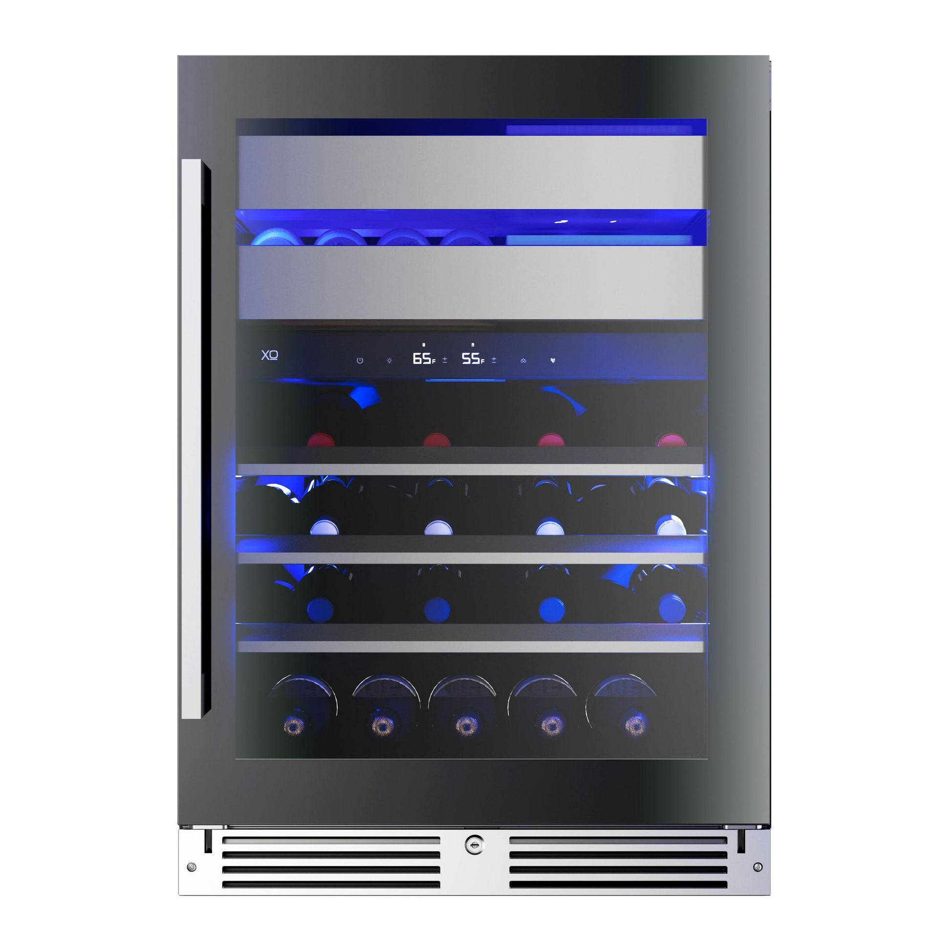 Xo Appliance XOU24WWGBR Wine And Weed 24" Black Glass Rh