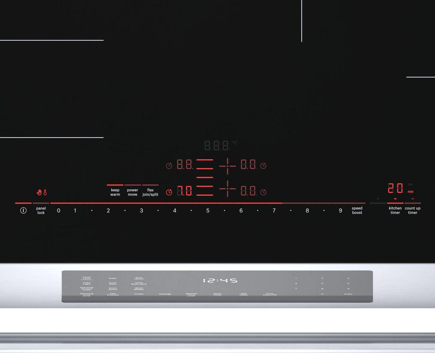Bosch HIIP057U Benchmark® Induction Slide-In Range 30'' Stainless Steel Hiip057U