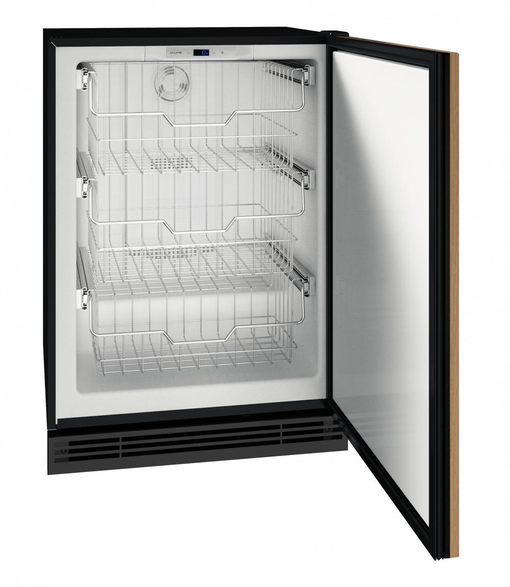 U-Line UHFZ124IS01B 24" Convertible Freezer With Integrated Solid Finish (115 V/60 Hz Volts /60 Hz Hz)