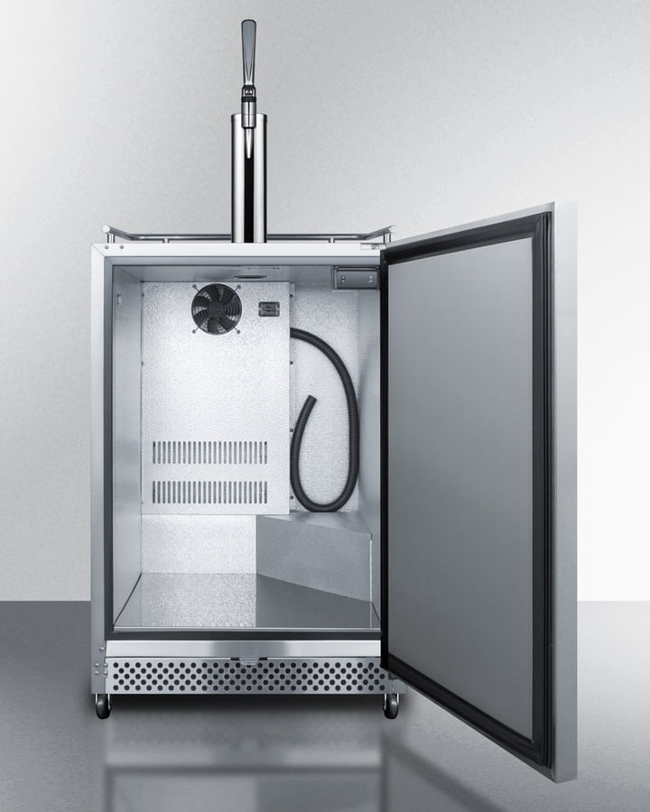 Summit SBC695OSNCF 24" Wide Built-In Outdoor Coffee Kegerator