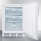 Summit VT65MLBIMED Built-In Undercounter Freezer Capable Of -25 C Operation; Includes Audible Alarm, Lock, And Hospital Grade Plug