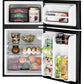 Ge Appliances GDE03GGKBB Ge® Double-Door Compact Refrigerator