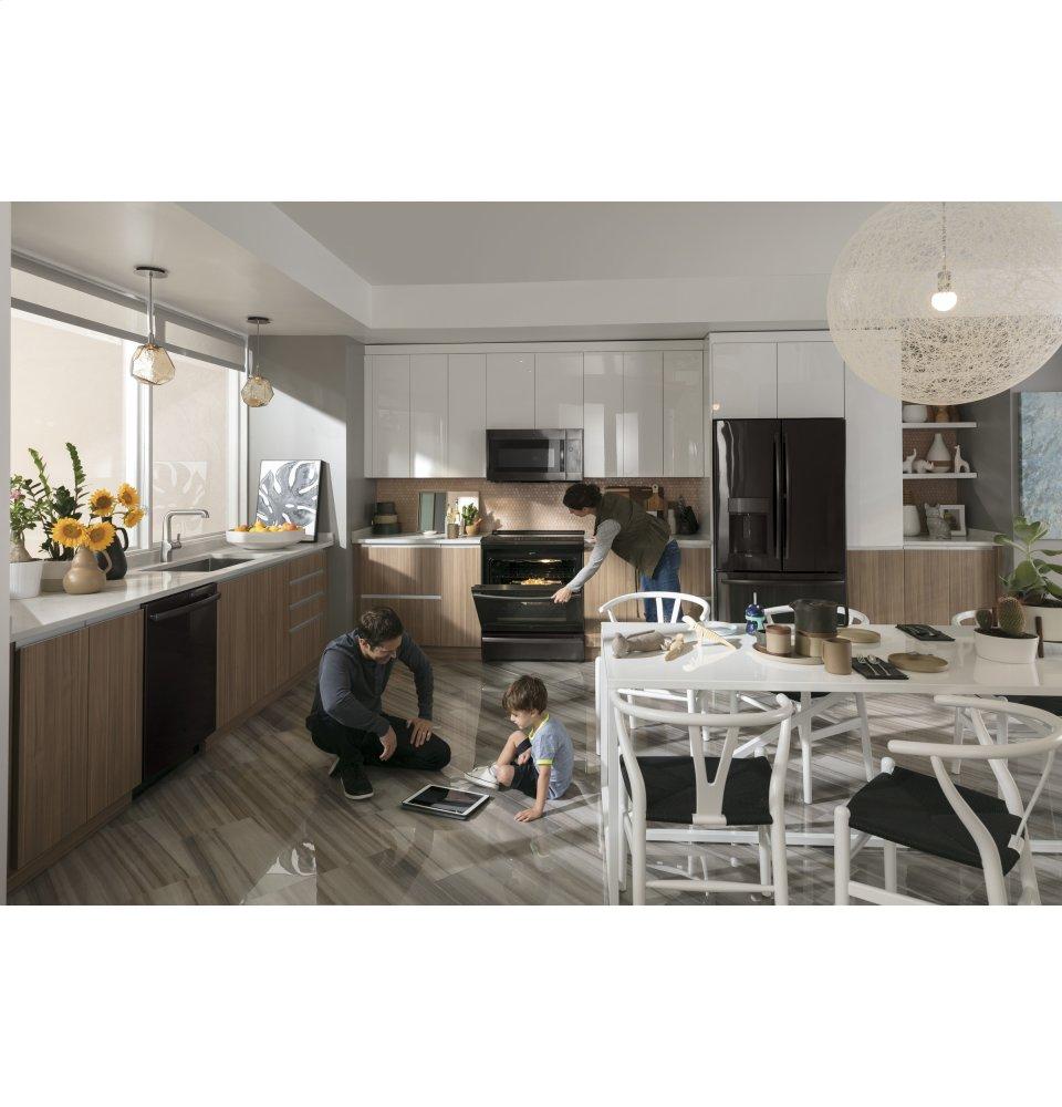 Ge Appliances PYE22KBLTS Ge Profile™ Series Energy Star® 22.1 Cu. Ft. Counter-Depth French-Door Refrigerator With Hands-Free Autofill