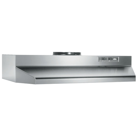 Broan BUEZ230SS Broan® 30-Inch Under-Cabinet Range Hood W/ Easy Install System, 190 Cfm, Stainless Steel