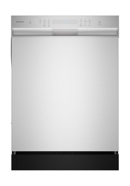 Sharp SDW6506JS 24 In. Slide-In Stainless Steel Hybrid 49 Db Dishwasher