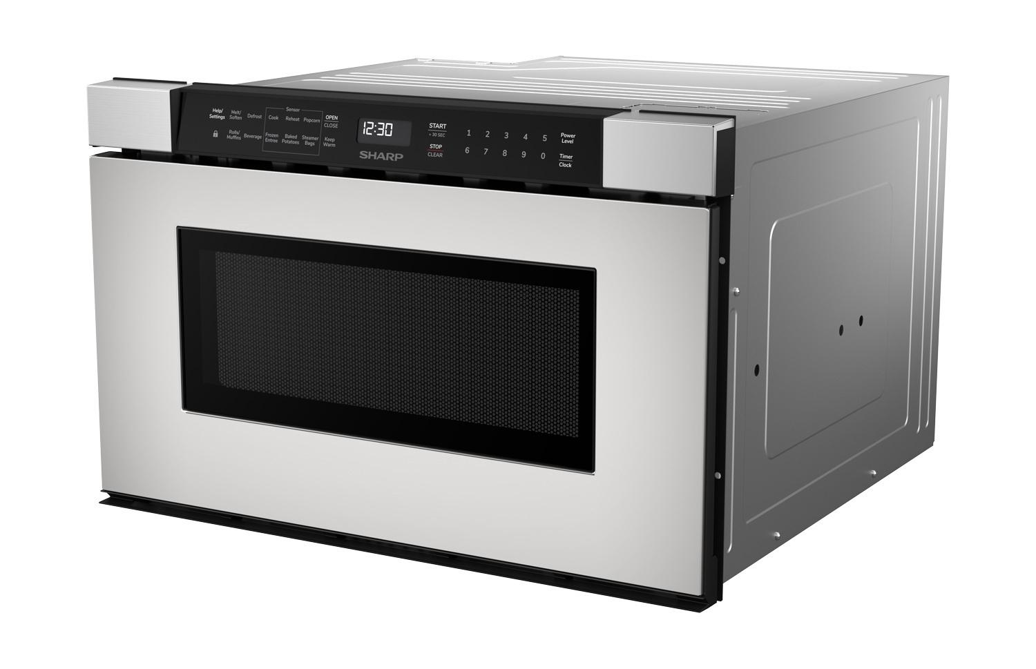 Sharp SMD2440JS 24 In. 1.2 Cu. Ft. Built-In Stainless Steel Microwave Drawer Oven