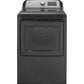 Ge Appliances GTD84ECPNDG Ge® 7.4 Cu. Ft. Capacity Smart Aluminized Alloy Drum Electric Dryer With Sanitize Cycle And Sensor Dry