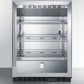 Summit SCR610BLCSS Built-In Undercounter Commercial Beverage Center With Ss Interior And Wrapped Cabinet