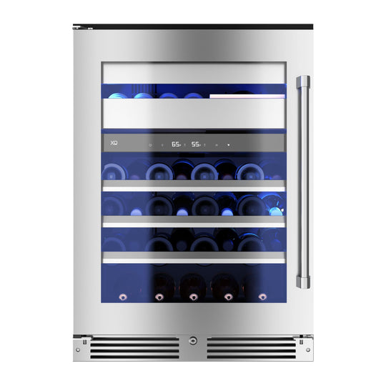 Xo Appliance XOU24WWGSL Wine And Weed 24" Ss Glass Lh