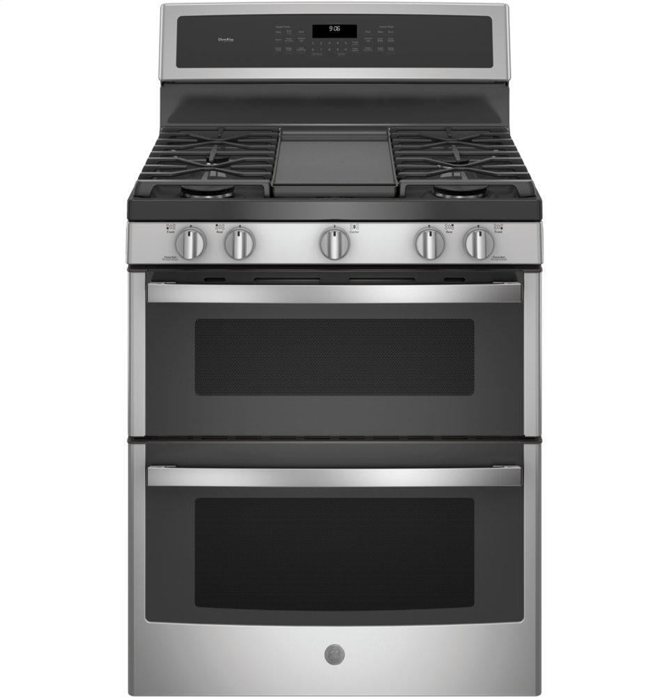 Ge Appliances PGB960SEJSS Ge Profile™ 30" Free-Standing Gas Double Oven Convection Range