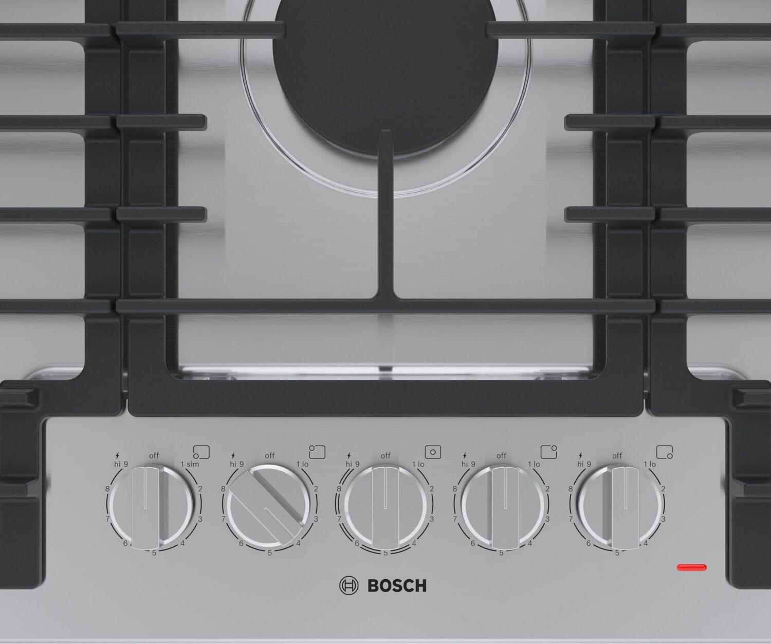 Bosch NGM5658UC 500 Series Gas Cooktop 36'' Stainless Steel Ngm5658Uc