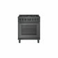 Bosch HGS8045UC 800 Series Gas Freestanding Range 30'' Black Stainless Steel Hgs8045Uc