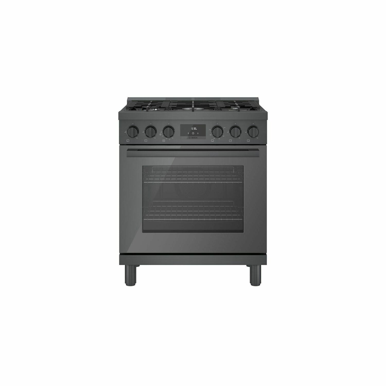 Bosch HGS8045UC 800 Series Gas Freestanding Range 30'' Black Stainless Steel Hgs8045Uc