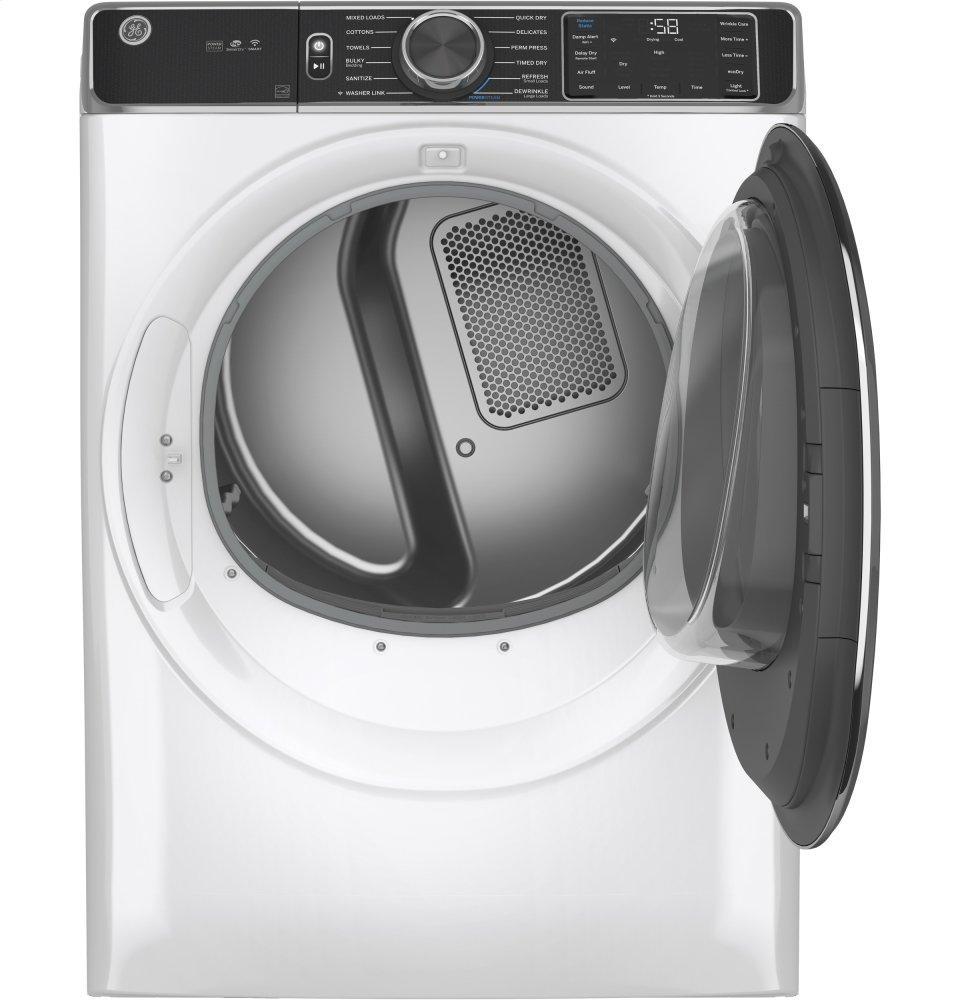 Ge Appliances GFD85GSSNWW Ge® 7.8 Cu. Ft. Capacity Smart Front Load Gas Dryer With Steam And Sanitize Cycle