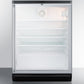 Summit SCR600BGLBISH Commercially Listed 5.5 Cu.Ft. Built-In Undercounter Beverage Center In A 24