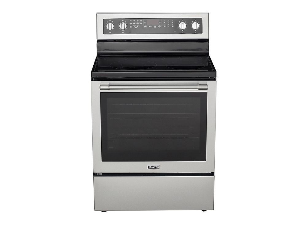 Maytag MER8800FZ 30-Inch Wide Electric Range With True Convection And Power Preheat - 6.4 Cu. Ft.