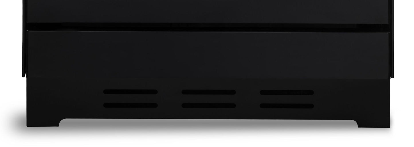 Verona VEWRAP36E Wrap Around For 36" Ranges For Single Oven - Matte Black