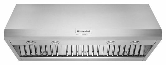 Kitchenaid KVWC908KSS 48'' 585 Or 1170 Cfm Motor Class Commercial-Style Wall-Mount Canopy Range Hood - Stainless Steel