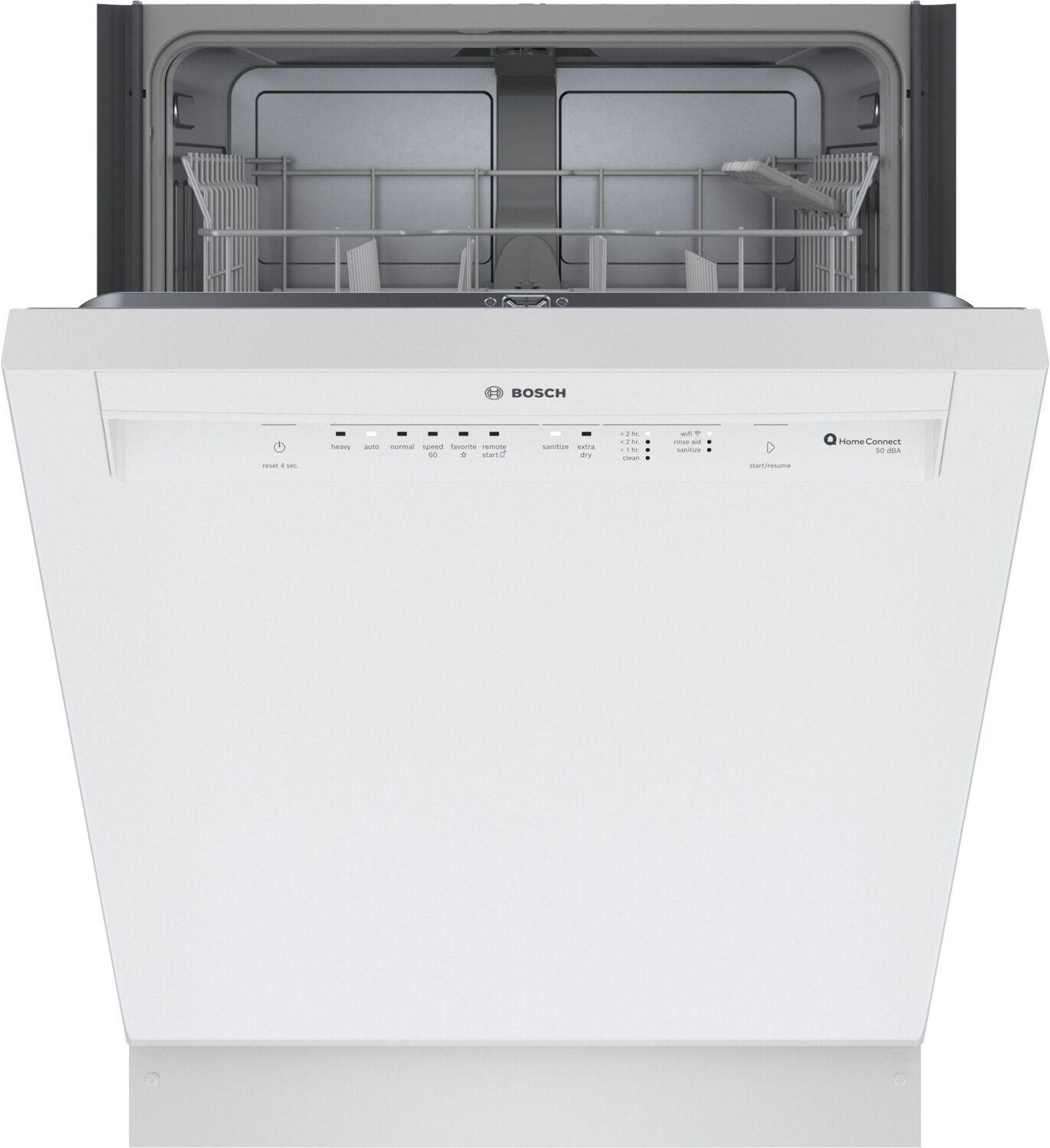 Bosch SHE3AEM2N 100 Series Dishwasher 24" White