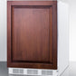 Summit FF61BIIF Built-In Undercounter Auto Defrost All-Refrigerator For Residential Use With A Customizable Door Front To Accept Overlay Panels And White Cabinet Finish