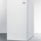 Summit CM406WBIADA Built-In Undercounter Refrigerator-Freezer In White For Use In Ada Compliant Settings