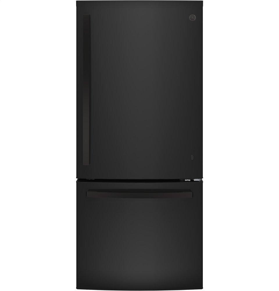 Ge Appliances GBE21DGKBB Ge® Energy Star® 21.0 Cu. Ft. Bottom-Freezer Refrigerator