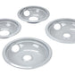 Maytag W10291024 Round Electric Range Burner Drip Bowls - Gray
