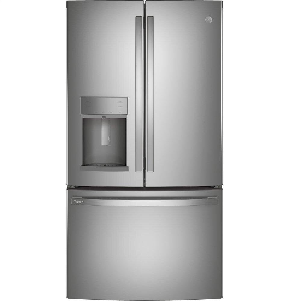Ge Appliances PFE28KYNFS Ge Profile™ Series Energy Star® 27.7 Cu. Ft. Fingerprint Resistant French-Door Refrigerator With Hands-Free Autofill