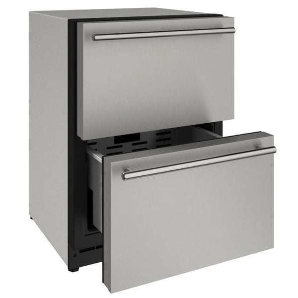 U-Line U2224DWRS00A 2224Dwr 24" Refrigerator Drawers With Stainless Solid Finish (115 V/60 Hz Volts /60 Hz Hz)