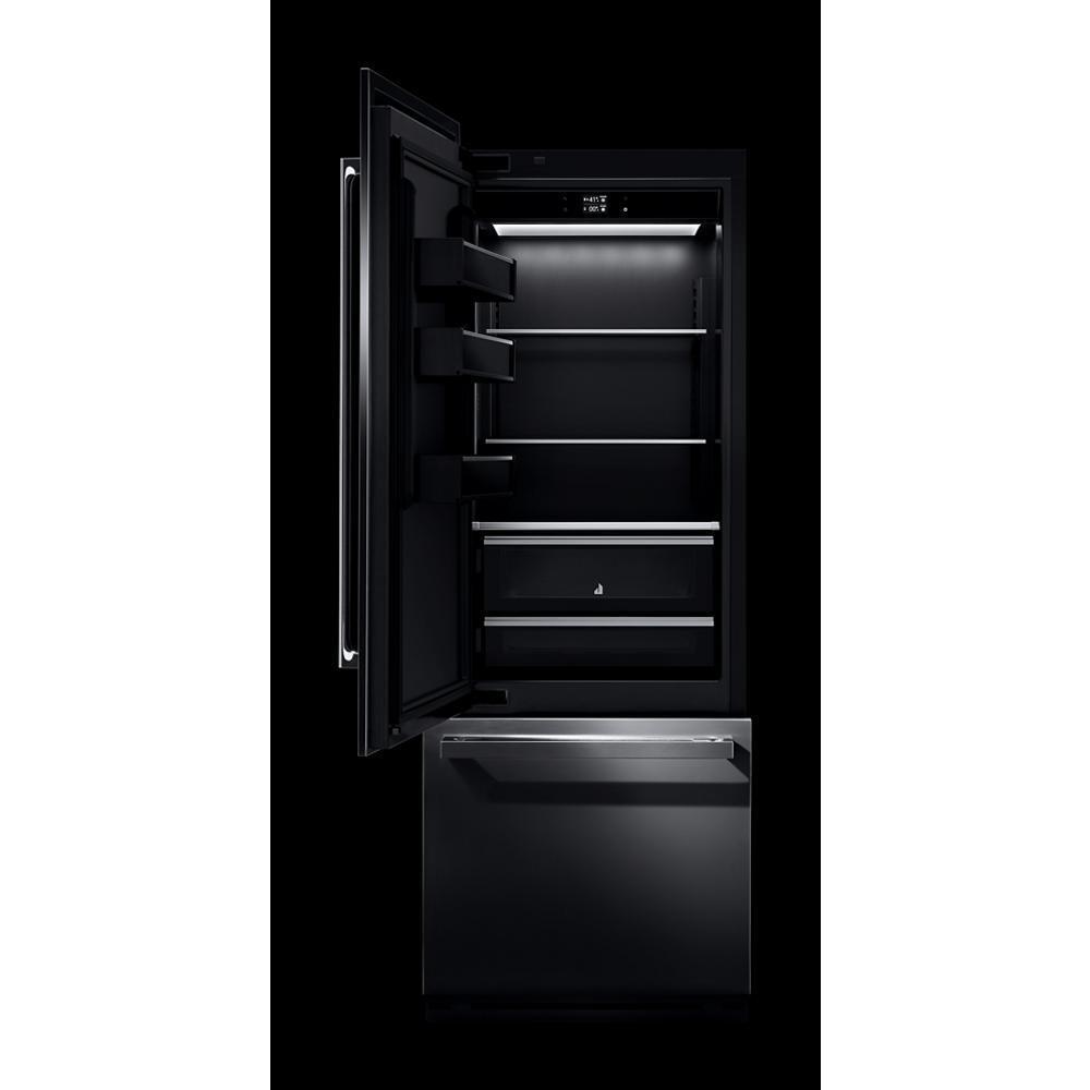 Jennair JBBFL30NMX Panel-Ready 30" Built-In Bottom-Mount Refrigerator, Left Swing
