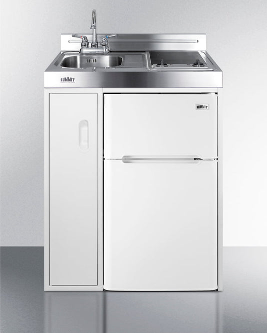 Summit C30ELGLASS 30" Wide All-In-One Kitchenette